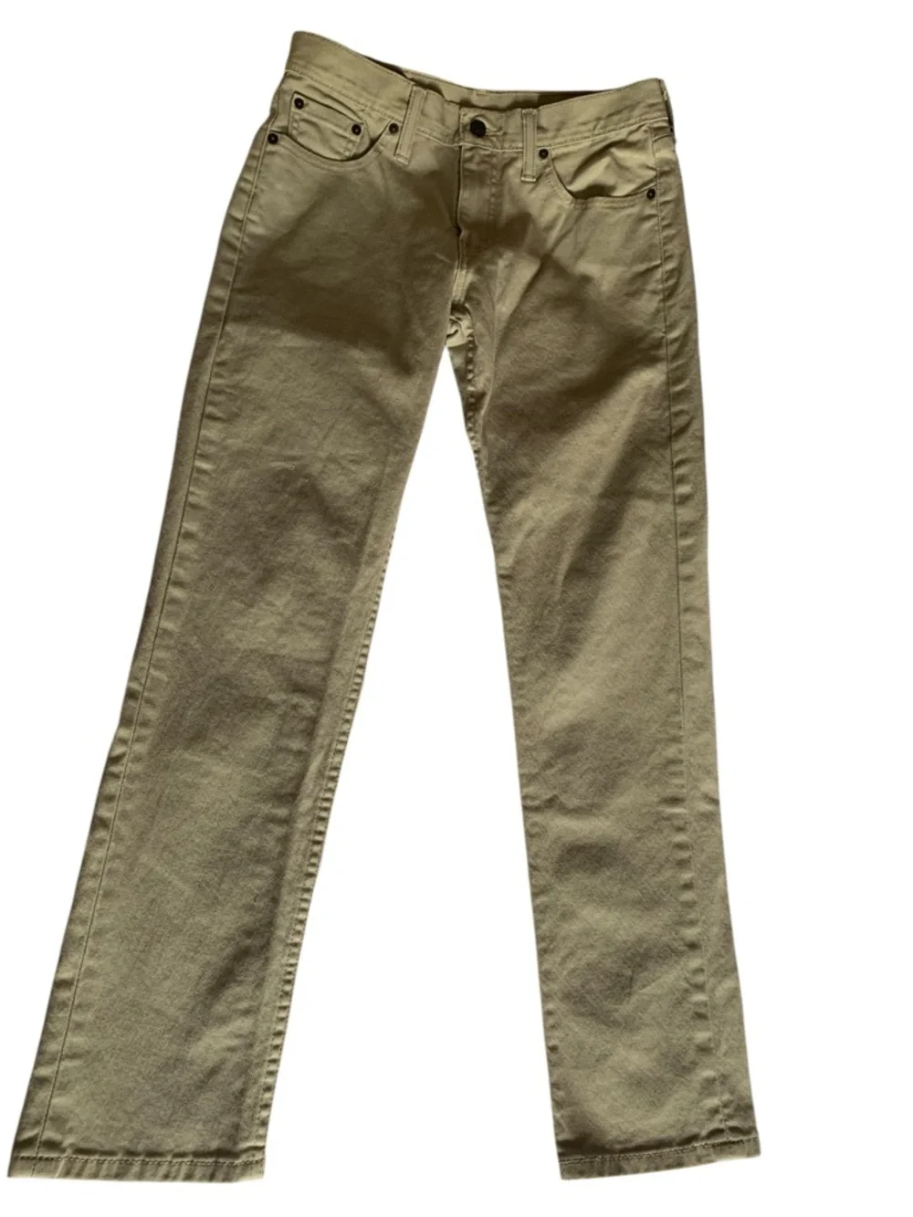 LEVI’S 511 Slim Fit Mens Beige Jeans Size 30” Waist X 30” Inseam